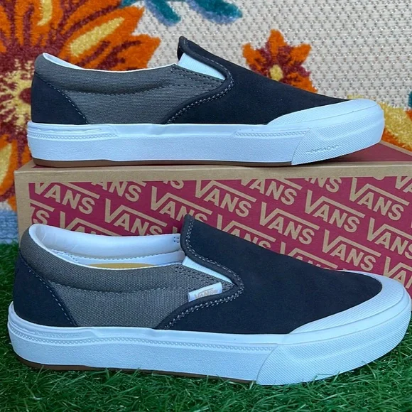 Bmx Vans Lacey Shoes Vans Dan Lacey BMX Slip-On Asphalt/Pewter - Main Image